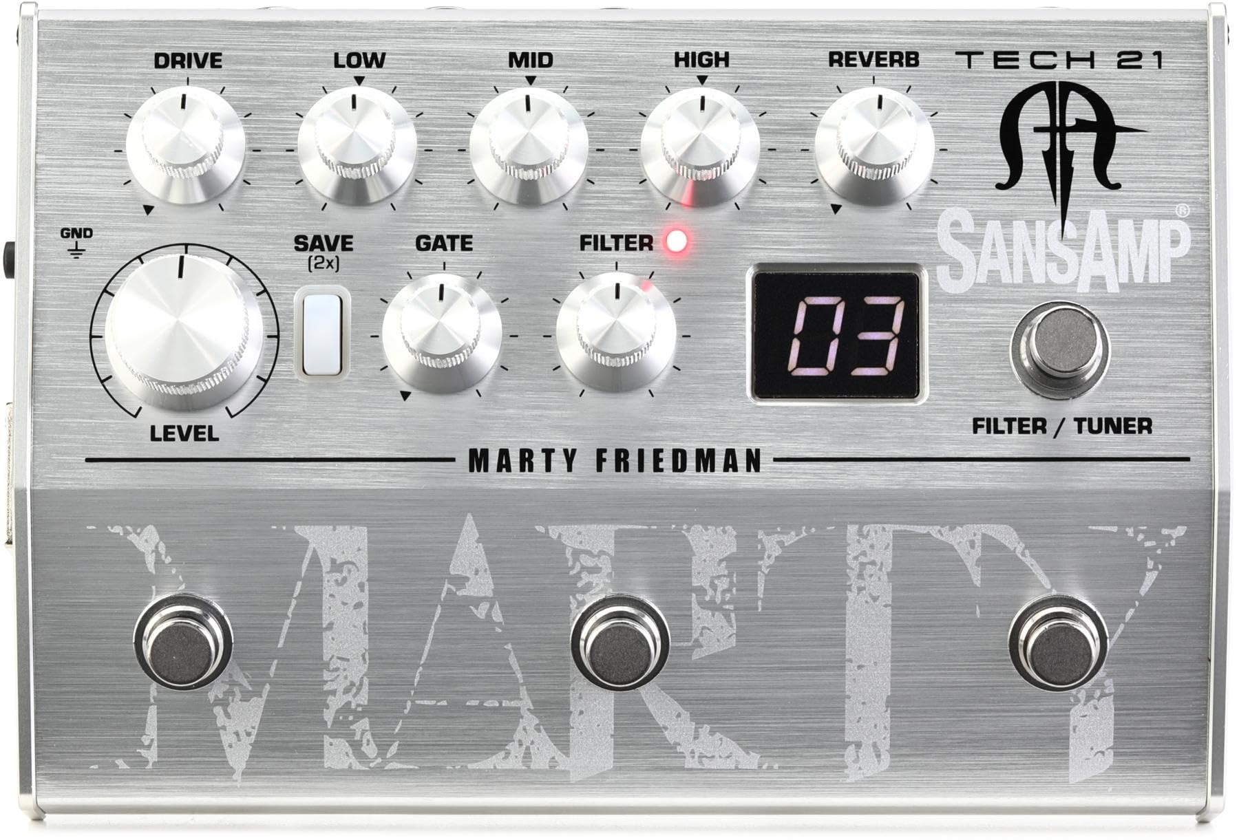 Amazon | TECH21 / Marty Friedman Signature SansAmp MF-1 マーティー